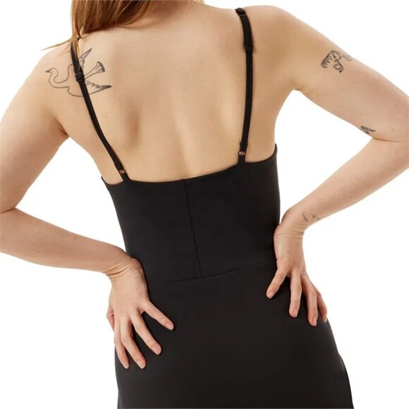 Girlfriend Collective Juliet 2-in-1 Activewear Dress Black XS NWT - Picture 4 of 15